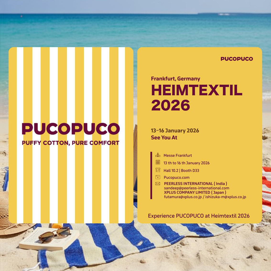 Heimtextil 2026 Invitation
